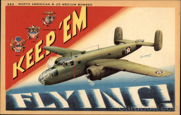 North American B-25 Medium Bomber World War II