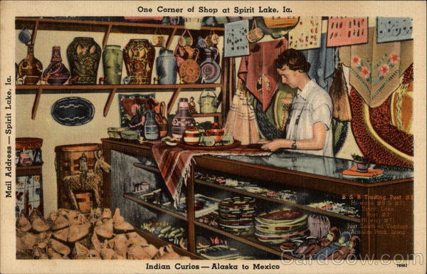 One Corner of Shop at Spirit Lake, Ia Iowa