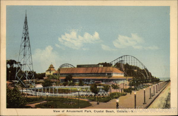 View of Amusement Park Crystal Beach ON Canada Ontario