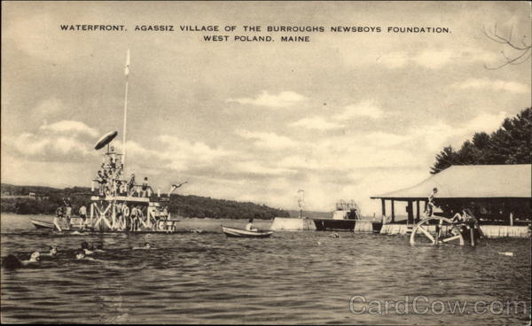 Waterfront, Agassiz Village of the Burroughs Newsboys Foundation West Poland Maine