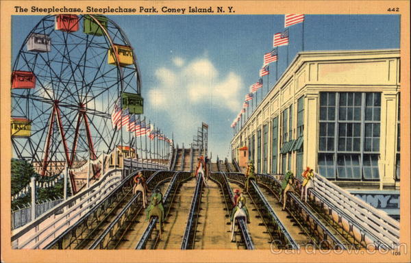 The Steeplechase, Steeplechase Park Coney Island New York
