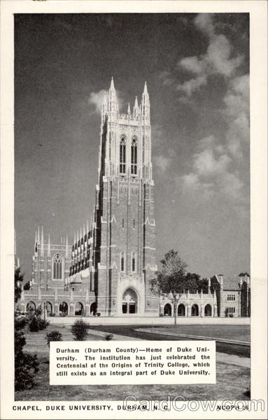 Chapel, Duke University Durham North Carolina