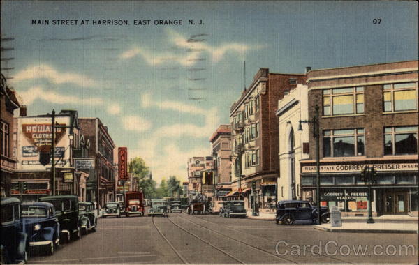 Main Street at Harrison East Orange New Jersey
