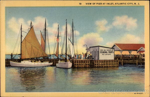 View of Pier at Inlet Atlantic City New Jersey