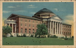 Dallas Hall, Southern Methodist University Postcard