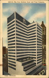 The First National Bank and Trust Company Postcard