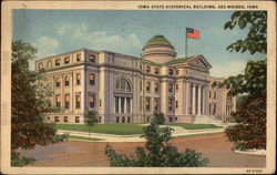 Iowa State Historical Building Des Moines, IA Postcard Postcard