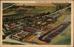 Air view of Parks Air College Postcard