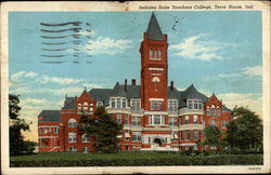 Indiana State Teachers College Terre Haute, IN Postcard Postcard