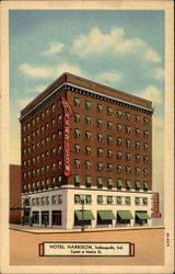 Hotel Harrison Indianapolis, IN Postcard Postcard