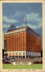 Hotel Jayhawk Topeka, KS Postcard Postcard