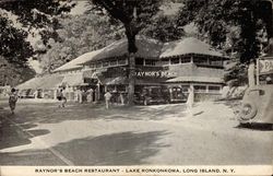Raynor's Beach Restaurant, Lake Ronkonkoma New York Postcard Postcard