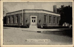 Post Office Caldwell, OH Postcard Postcard