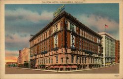 Claypool Hotel Postcard