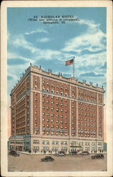 St. Nicholas Hotel, when new addition is completed Postcard