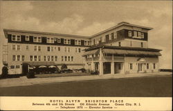 Hotel Alvyn Brighton Place Postcard