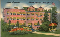 Hotel Columbia Sharon Springs, NY Postcard Postcard