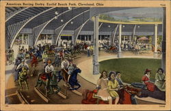 American Racing Derby, Euclid Beach Park Postcard