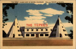 The Tepees Postcard