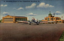 Harrisburg Airport at New Cumberland Postcard
