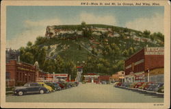 Main St. and Mt. La Grange Postcard
