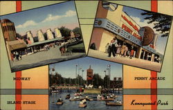Kennywood Park Penny Arcade Postcard