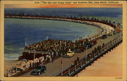 The Spt and Argue Club and Rainbow Pier Postcard
