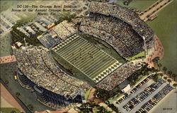 The Orange Bowl Stadium, Scene of the Annual Orange Bowl Game Postcard
