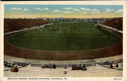 Memorial Stadium, Bucknell University Postcard