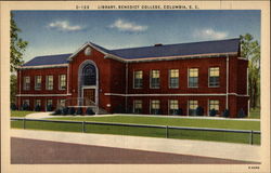 Benedict College - Library Columbia, SC Postcard Postcard