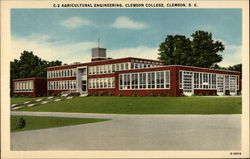 Agricultural Engineering, Clemson College South Carolina Postcard Postcard