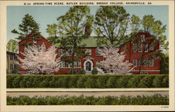 Spring-Time Scene, Butler Building, Brenau College Postcard