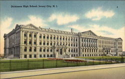 Dickinson High School Postcard