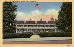 The Old Barracks, Erected 1758 Postcard