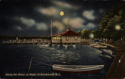 Along the Shore, at Night Beachwood, NJ Postcard Postcard