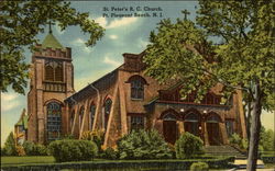 St. Peter's R.C. Church Point Pleasant Beach, NJ Postcard Postcard