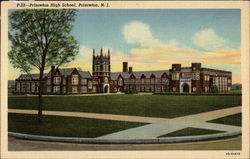 Princeton High School New Jersey Postcard Postcard