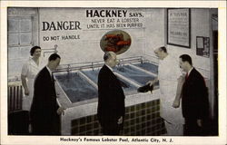 Hackney's Famous Lobster Pool, Atlantic City, N.J Postcard