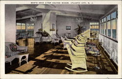 Ship's Deck A'Top Colton Manor Postcard