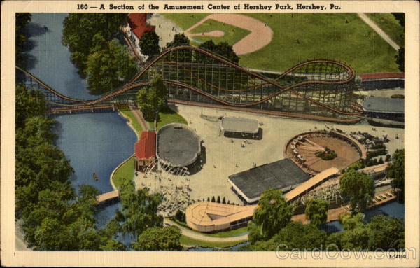 A Section of the Amusement Center at Hershey Park Pennsylvania