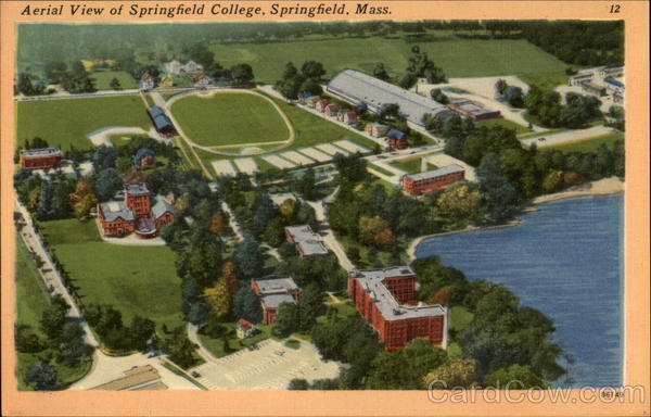 Aerial View of Springfield College Massachusetts