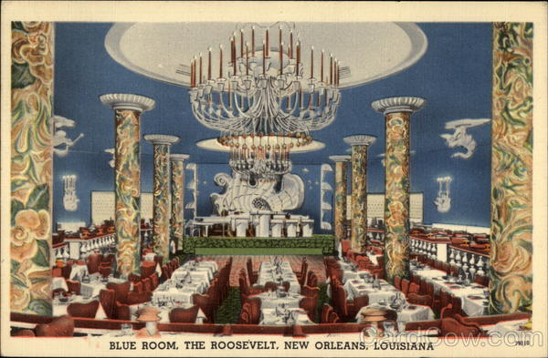 The Blue Room, The Roosevelt New Orleans Louisiana