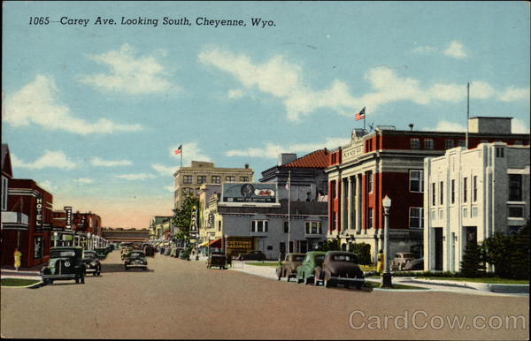 Carey Ave. Looking South Cheyenne Wyoming