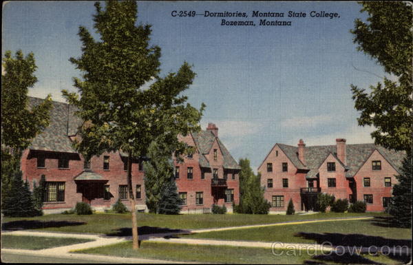 c-2549-Dormitories, Montana State College Bozeman