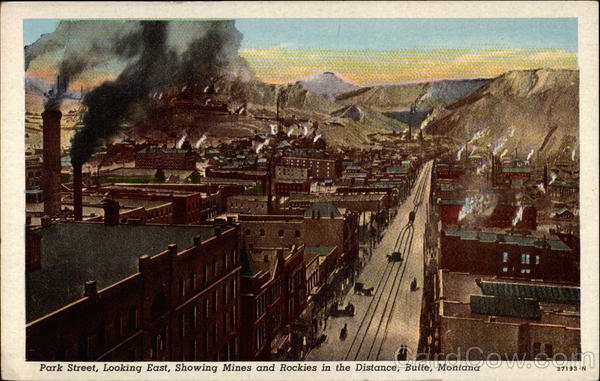Park Street, looking East Butte Montana