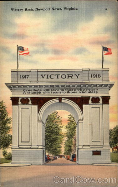 Victory Arch Newport News Virginia
