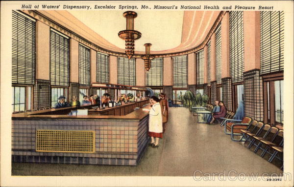 Hall of Waters' Dispensary Excelsior Springs Missouri