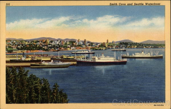 Smith Cove and Seattle Waterfront Washington
