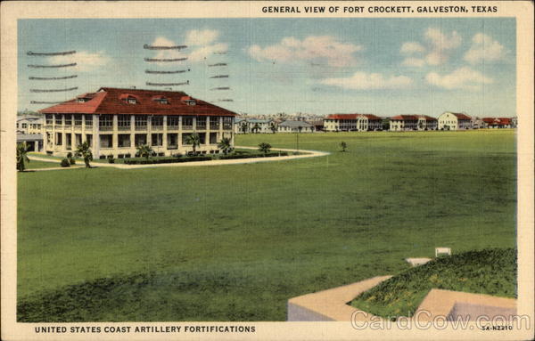 General View of Fort Crockett Galveston Texas General View of Fort Crockett Galveston Texas