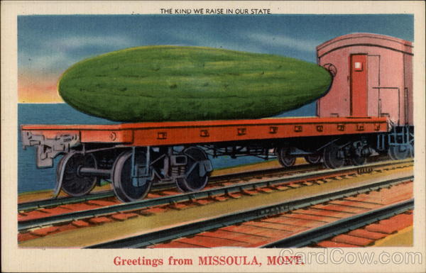 Greetings from Missoula, Mont Montana